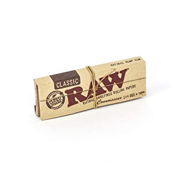 RAW CLASSIC CONNOISSEUR 1 1/14 PAPERS + TIPS