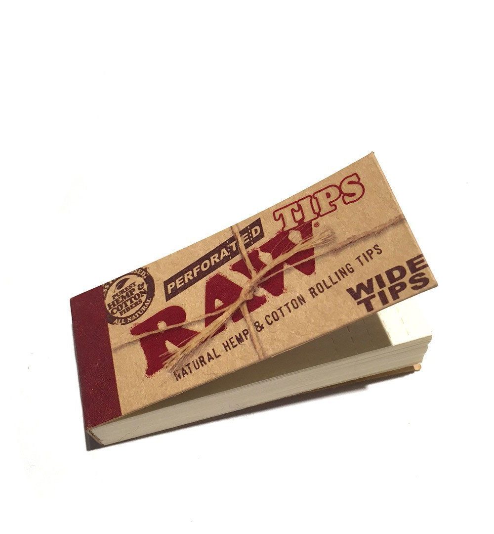 RAW: PERFORATED WIDE TIPS 1 PACK (50 TIPS)