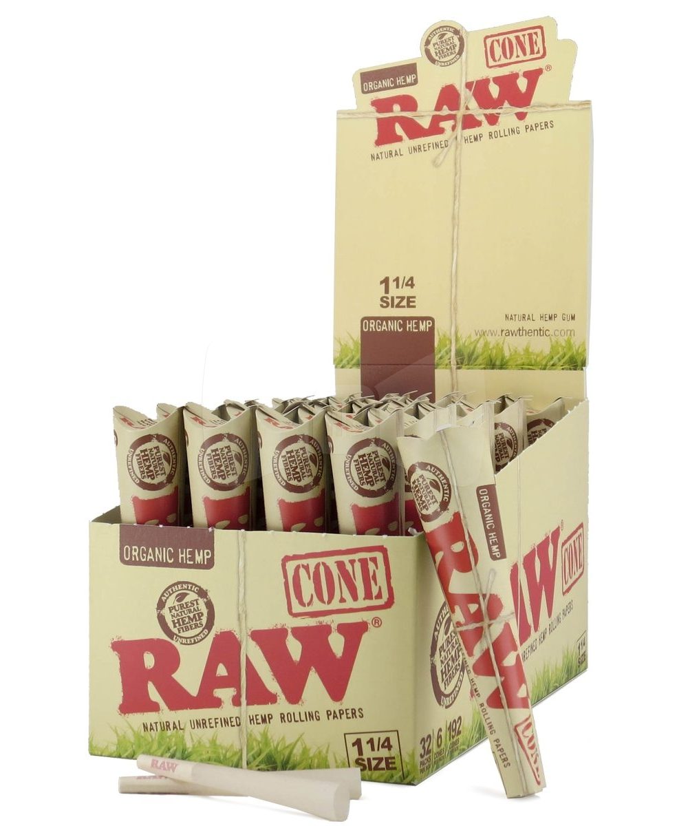 RAW ORGANIC CONES 1 1/4