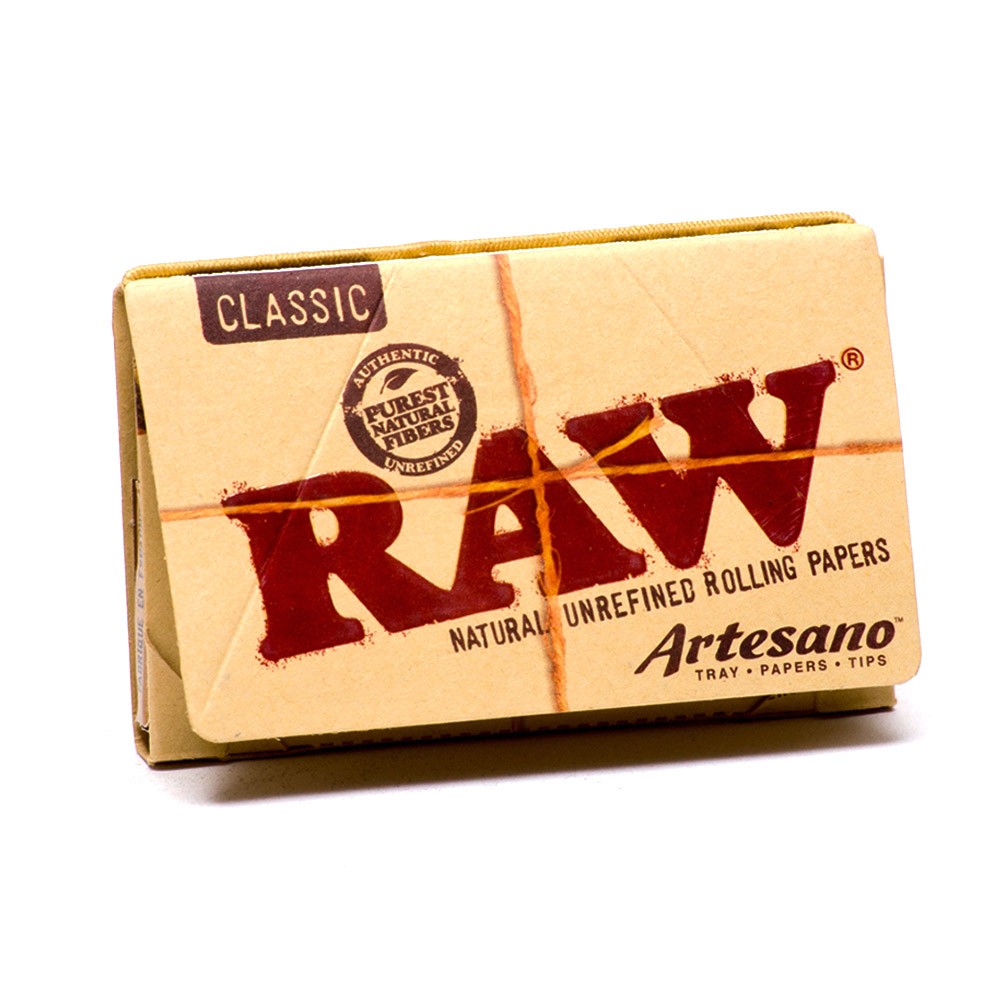 RAW CLASSIC ARTESANO 1 1/4 PAPERS + TIPS + TRAY
