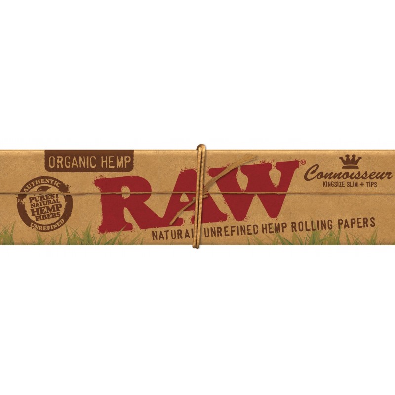 RAW ORGANIC CONNOISSEUR KING SIZE SLIM + TIPS