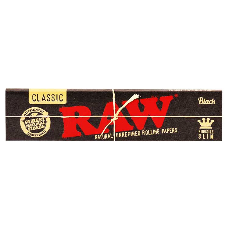 RAW CLASSIC BLACK KING SIZE SLIM PAPERS