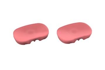 PAX LABS: 2 & 3 FLAT MOUTHPIECE 2/PK PINK