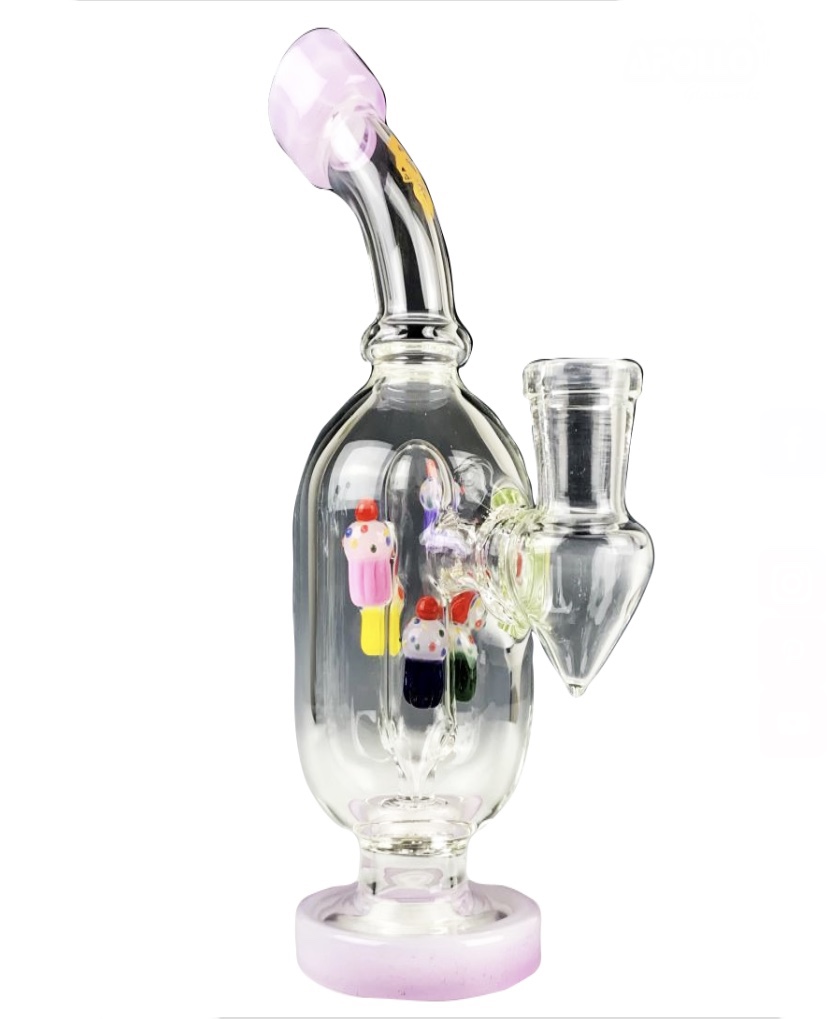 APOLLO: 6" 14mm DOUBLE TANK BANGER HANGER CUPCAKE