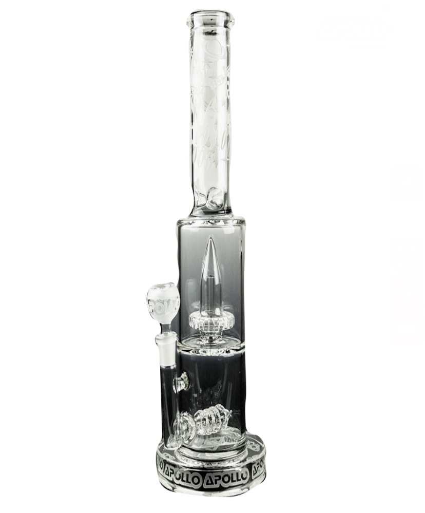 APOLLO: SUPER HEAVY CRYSTAL BASE APOLLO ROCKET BUBBLER
