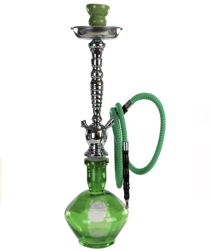 19" BADSHAH GENIE ROUND BASE SINGLE HOSE HOOKAH