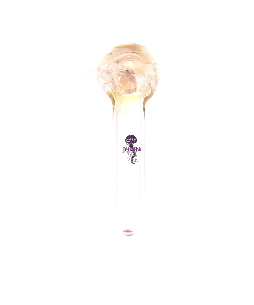 JELLYFISH GLASS: "FUMED HEAD" HAND PIPE