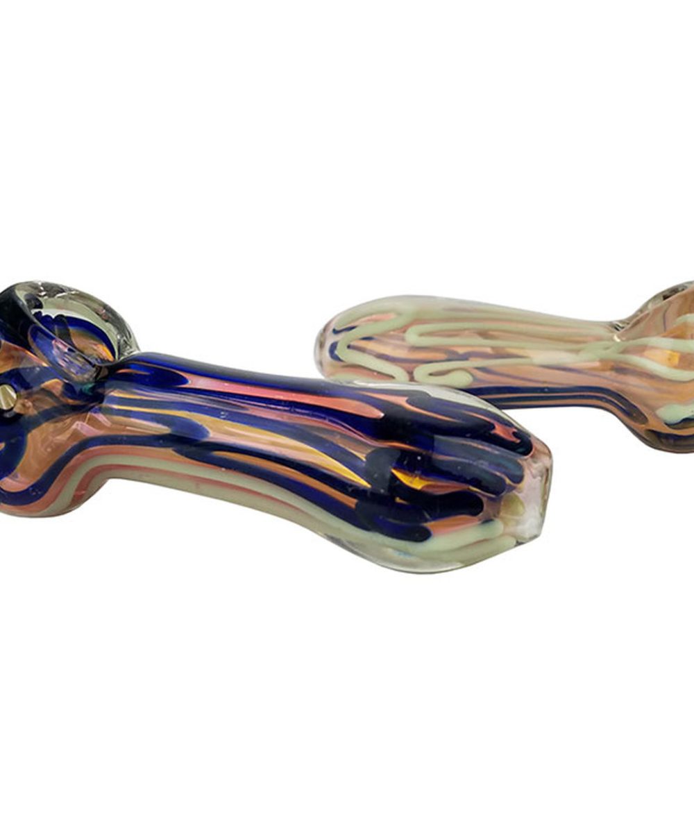 3" SLYME WORK GOLD FUMED HAND PIPE