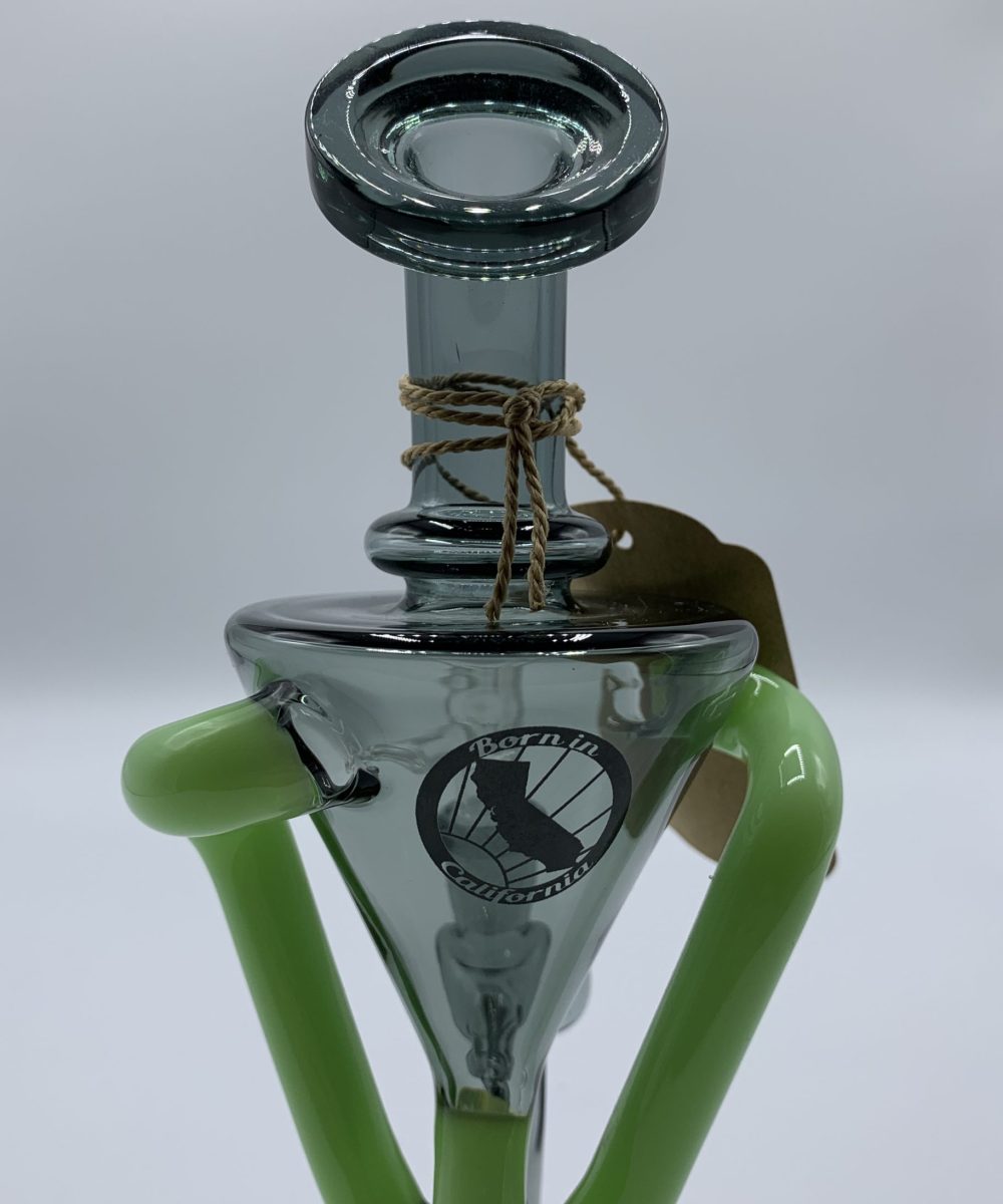 Alternative view of MAV GLASS: 9" TX232 RECYCLER GREEN SLIME