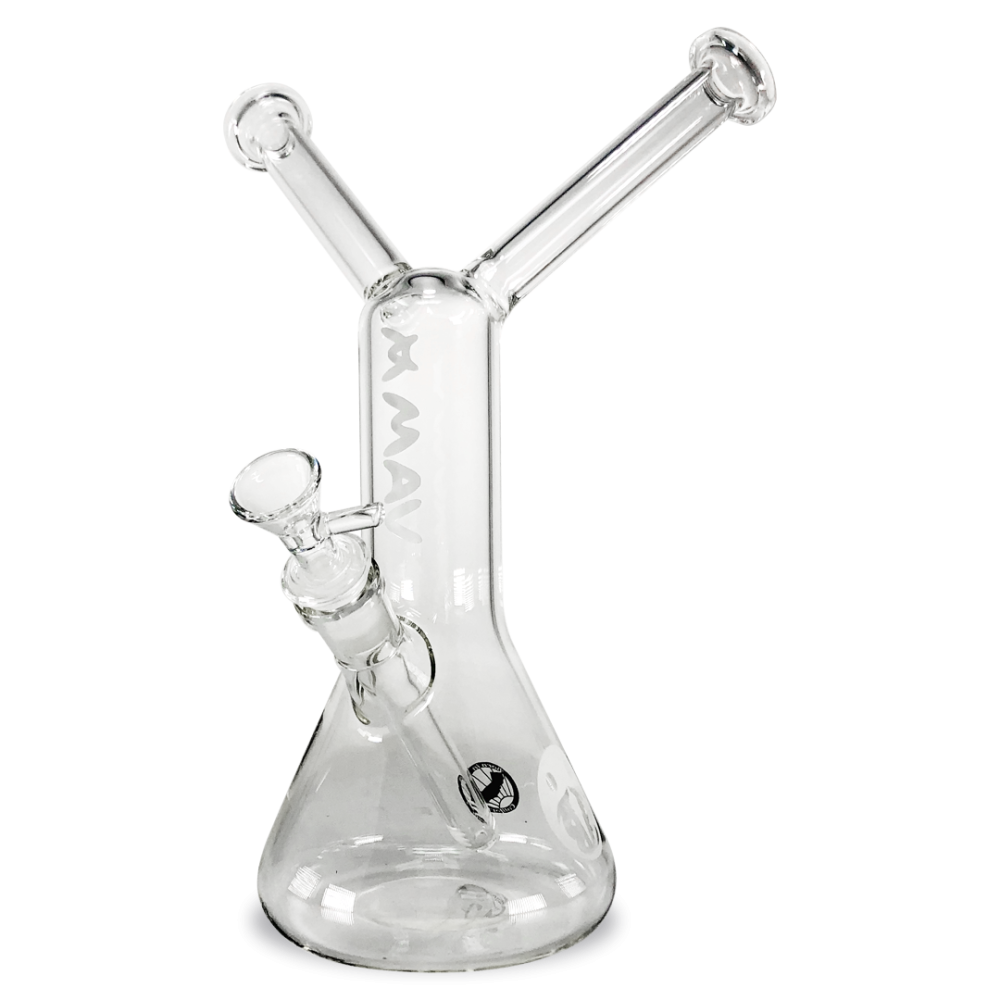 MAV GLASS: 11" THE BESTIE BONG CLEAR