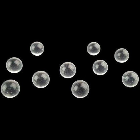 ON POINT GLASS: QUARTZ BEAD 10PK 6MM