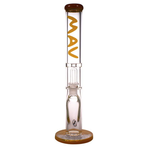 MAV GLASS: STRAIGHT 17.5" X 9MM UFO TUBE BUTTER