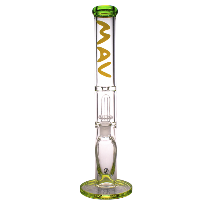 MAV GLASS: STRAIGHT 17.5" X 9MM UFO TUBE OOZE