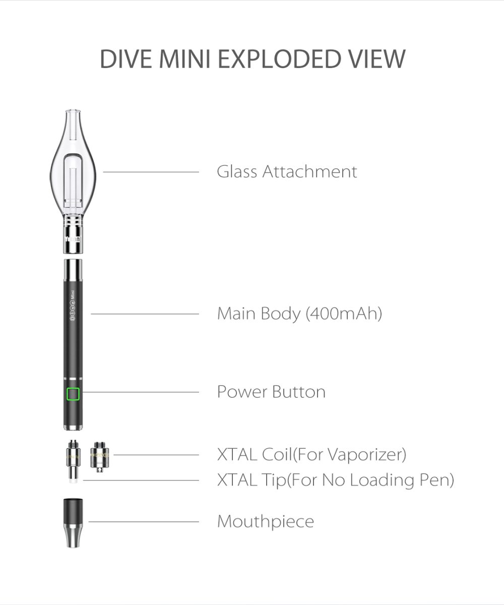Alternative view of YOCAN: DIVE MINI VAPORIZER DAB PEN KIT