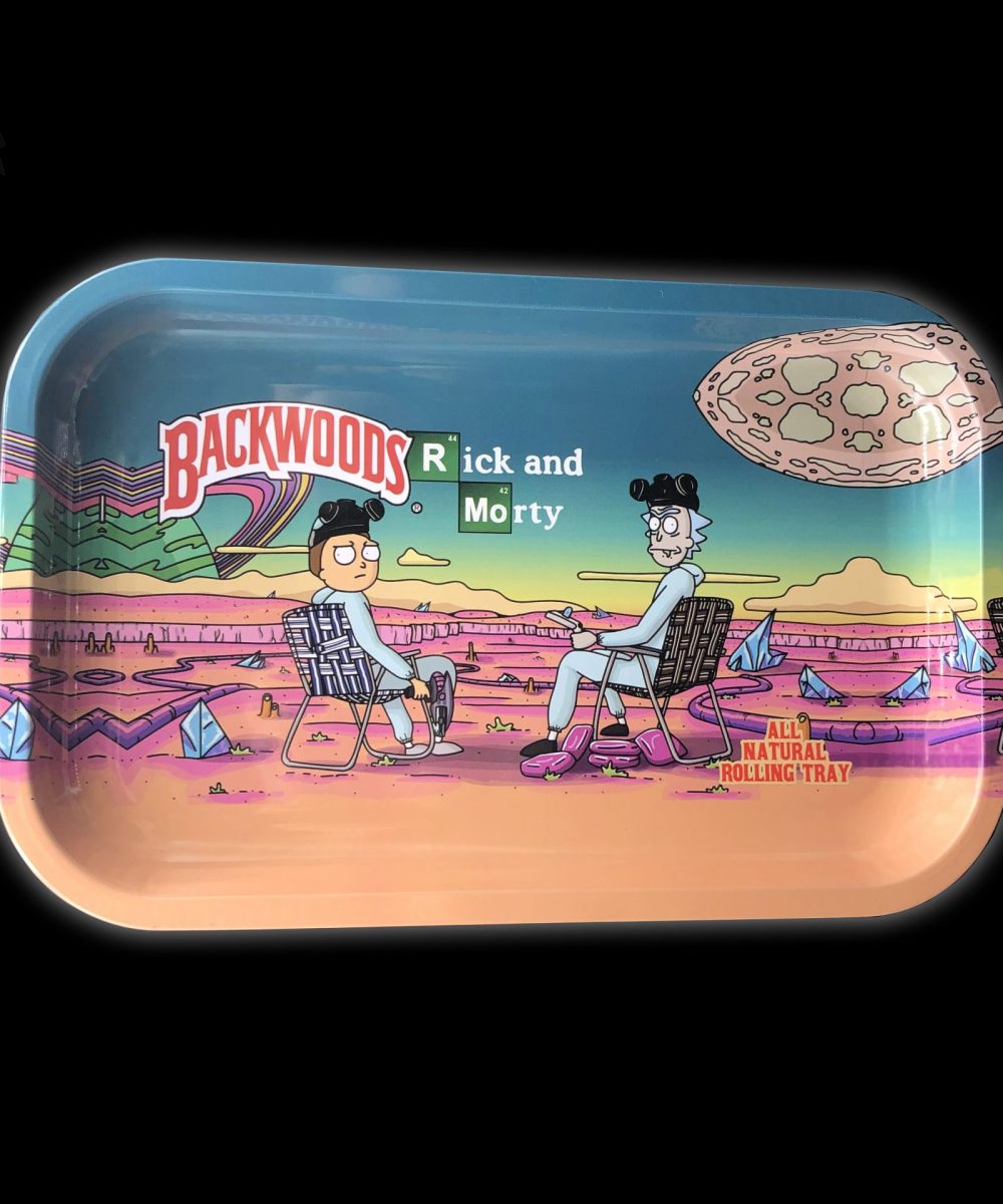 RICK AND MORTY ROLLING TRAY MEDIUM BREAKING RICK