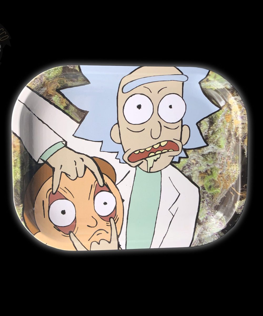 RICK AND MORTY ROLLING TRAY SMALL PULLING EYES EDITION