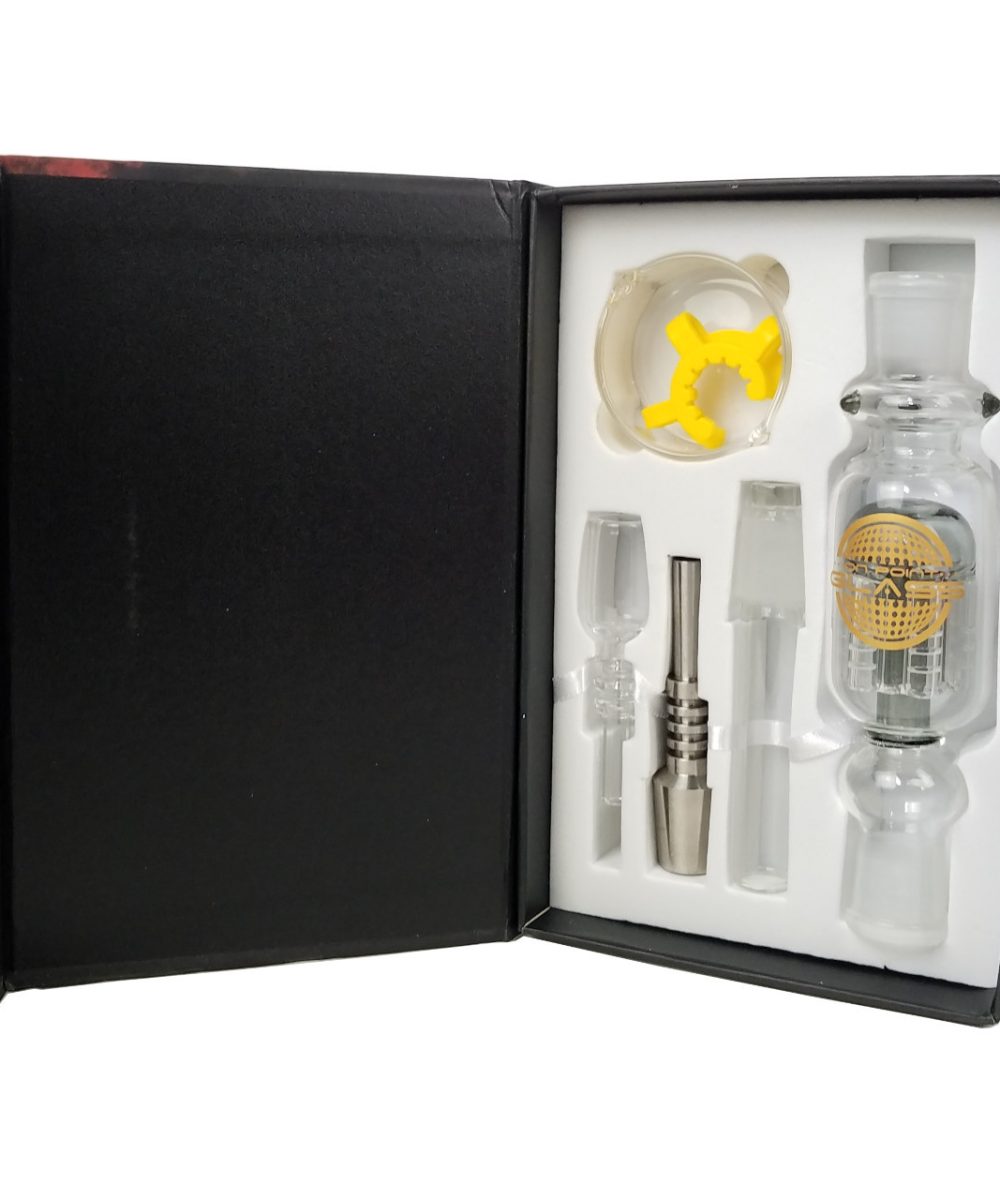 ON POINT GLASS: 14MM DUAL TIP TREE NECTAR COLLECTOR