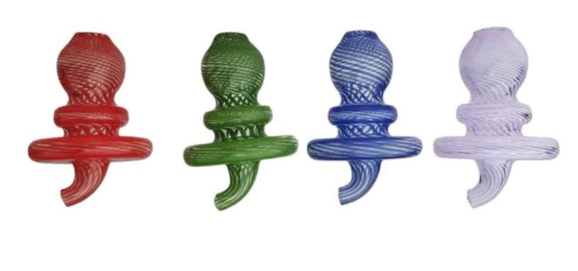 SINGLE COLOR SWIRL DIRECTIONAL CARB CAP