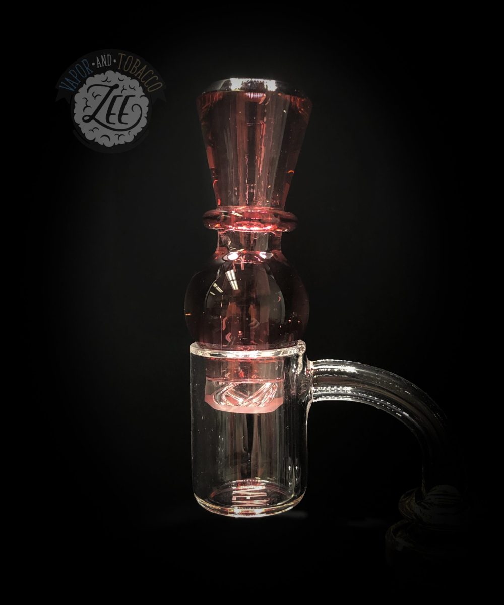 MELITZARTGLASS: GOLD RUBY SPINNER CARB CAP FOR BANGERS
