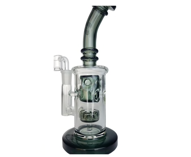 Alternative view of ON POINT GLASS - 8" FAB EGG SHOWER HEAD PERC RIG 14MM