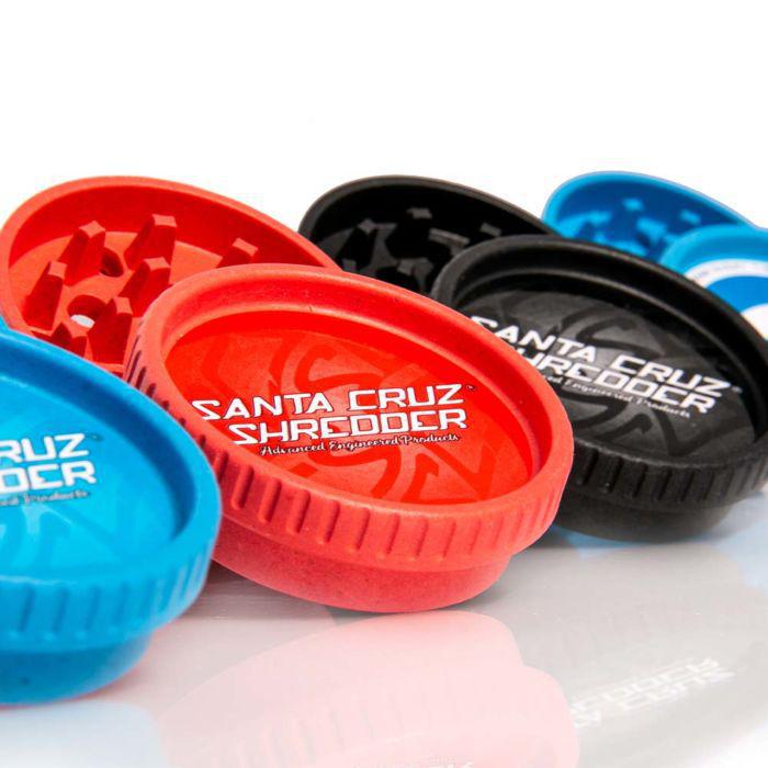 SANTA CRUZ: SHREDDER 3 PIECE HEMP BIODEGRADABLE GRINDER ASSORTED COLORS