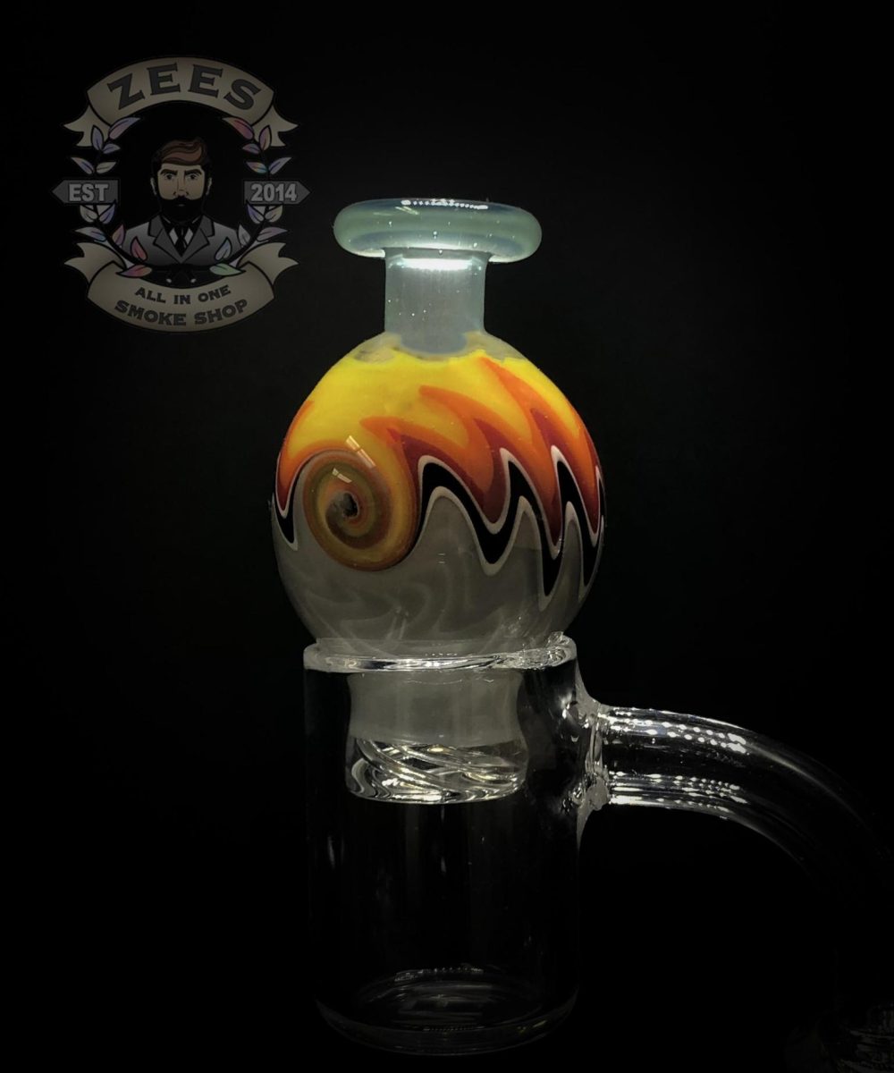 Alternative view of DAWNK GLASS: WIG WAG SPINNER BUBBLE CAP FOR BANGERS ASSORTED