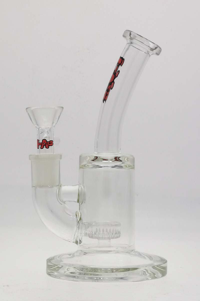 TAG: 7" BENT NECK FIXED SHOWERHEAD PUCK DIFFUSER 44X4MM (14MM FEMALE)