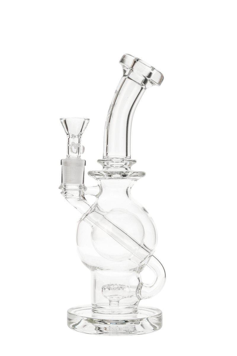 Alternative view of TAG: 9.25" 75MM BALL RIG W/ SUPER SLIT DONUT - 14MM FEMALE