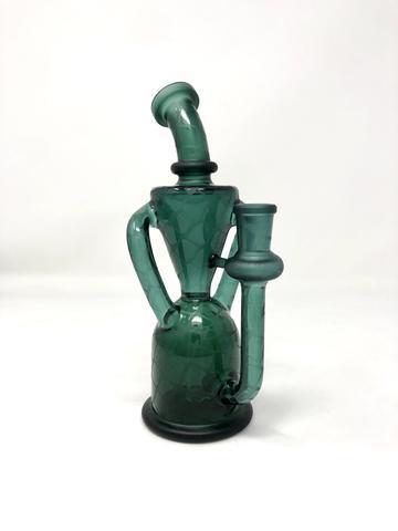 Alternative view of 8" SANDBLASTED DUAL UPTAKE RECYCLER ASSORTED COLORS