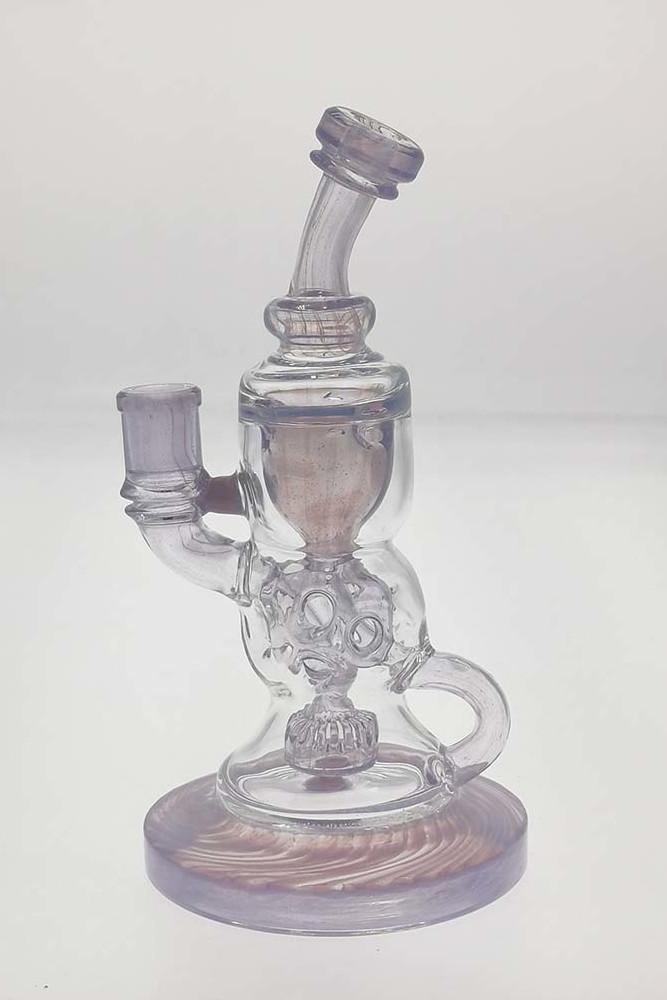 TAG: 8.5" FABERGE EGG KLEIN INCYCLER WITH BELLOW BASE (14MM FEMALE)