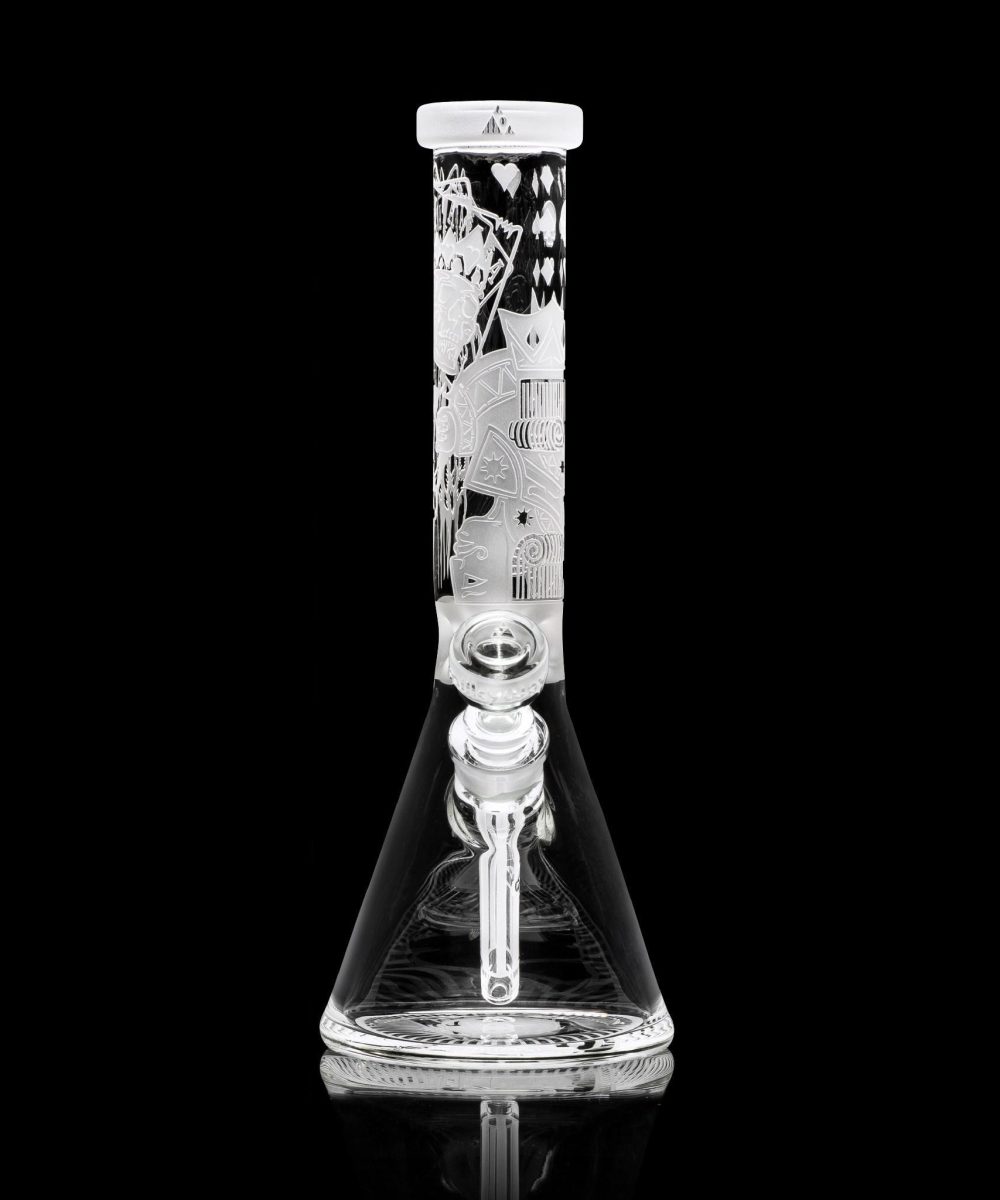 MILKY WAY GLASS: SKULL EMPEROR BEAKER (MK-1004)