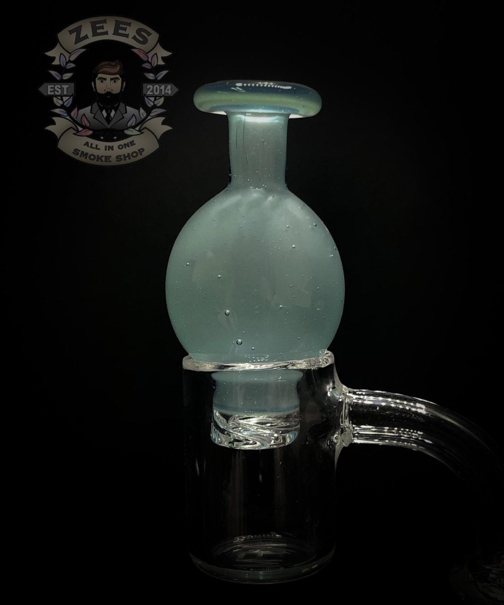 Alternative view of DAWNK GLASS: COLORED SPINNER BUBBLE CAP FOR BANGERS ASSORTED