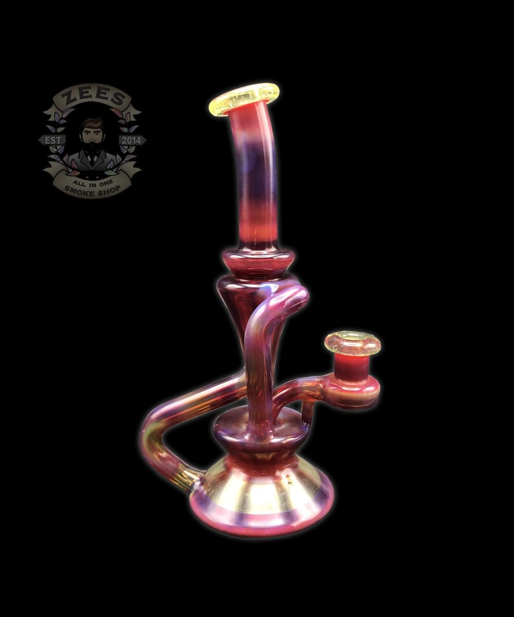 T-SCHMITTY: 7" MAROON DUAL UPTAKE RECYCLER