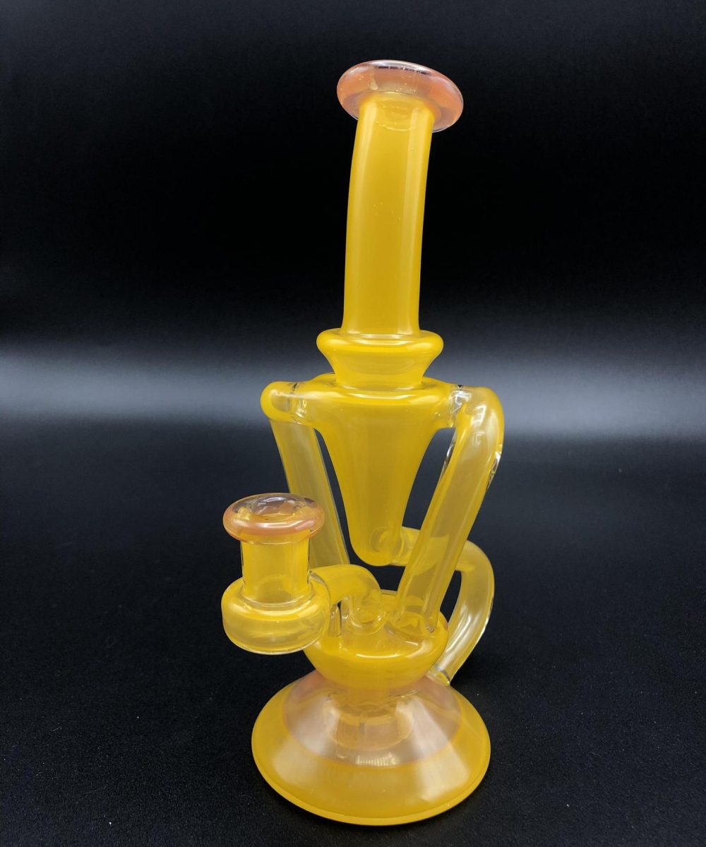 Alternative view of T-SCHMITTY: 7" YELLOW DUAL UPTAKE RECYCLER