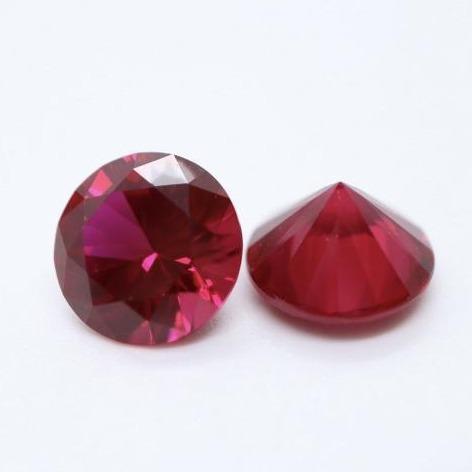 RUBY PEARL CO: 10MM DIAMOND CUT RUBY