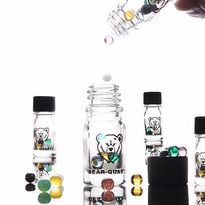 BEAR QUARTZ: 6MM PEARLS VALUE JAR