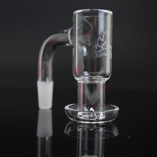 CAMPFIRE QUARTZ: V2 SLURPER STYLE BANGER (FULLY FUSED)