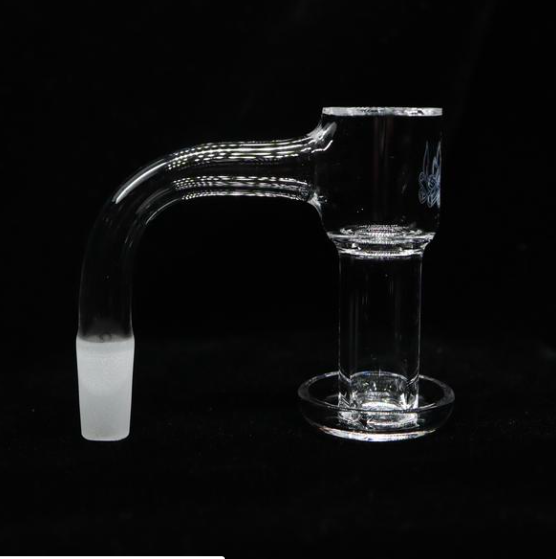 CAMPFIRE QUARTZ: XL BARREL SLURPER STYLE BANGER (FULLY FUSED WELD)