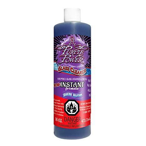 PURPLE POWER: GLASS CLEANER 16OZ. INSTANT