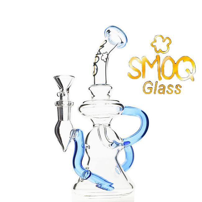 Alternative view of SMOQ GLASS: 8" INLINE DUAL UPTAKE RECYCLER