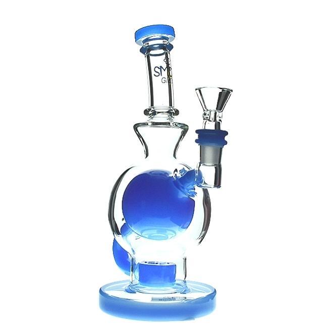 SMOQ GLASS: 7" SEED OF LIFE BALL RIG