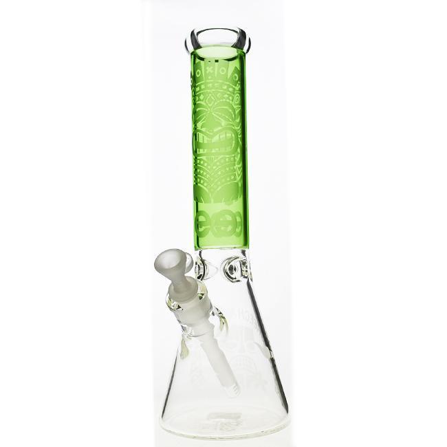 CHEECH GLASS: 13″ HANDCRAFTED TOTUM BLIME BEAKER