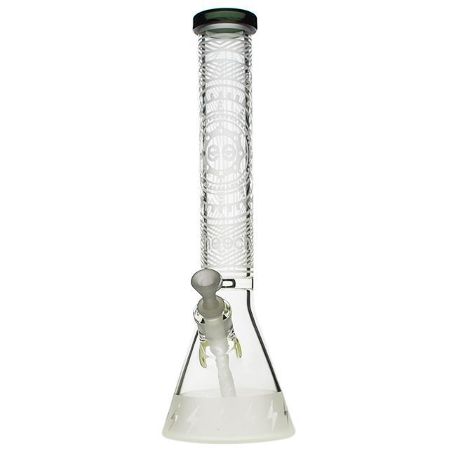 Alternative view of CHEECH GLASS: 16″ HANDCRAFTED SANDBLASTED BEAKER