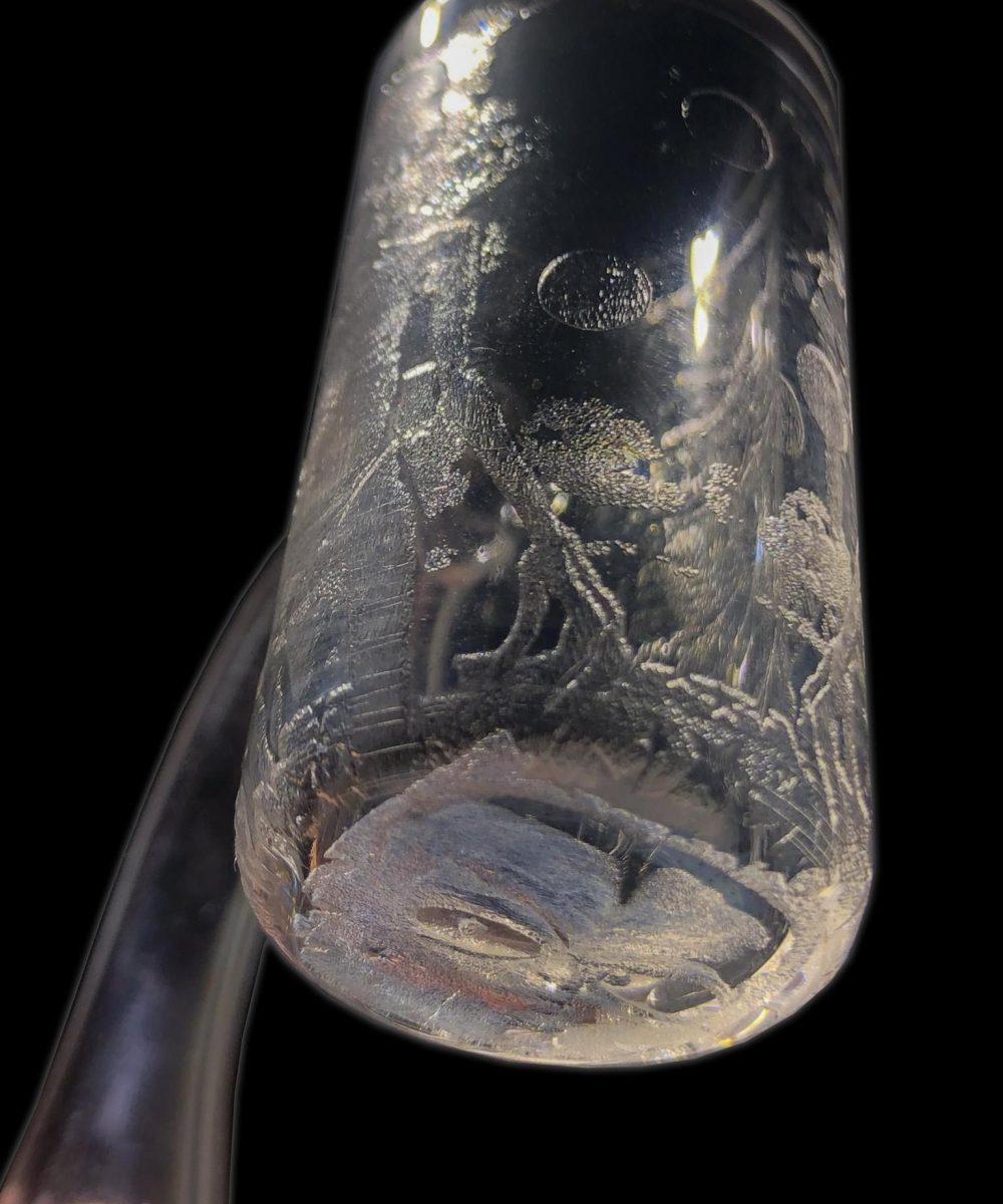 LONG ISLAND QUARTZ: ALIEN ETCHED BANGER BEVELED EDGE ASSORTED SIZES