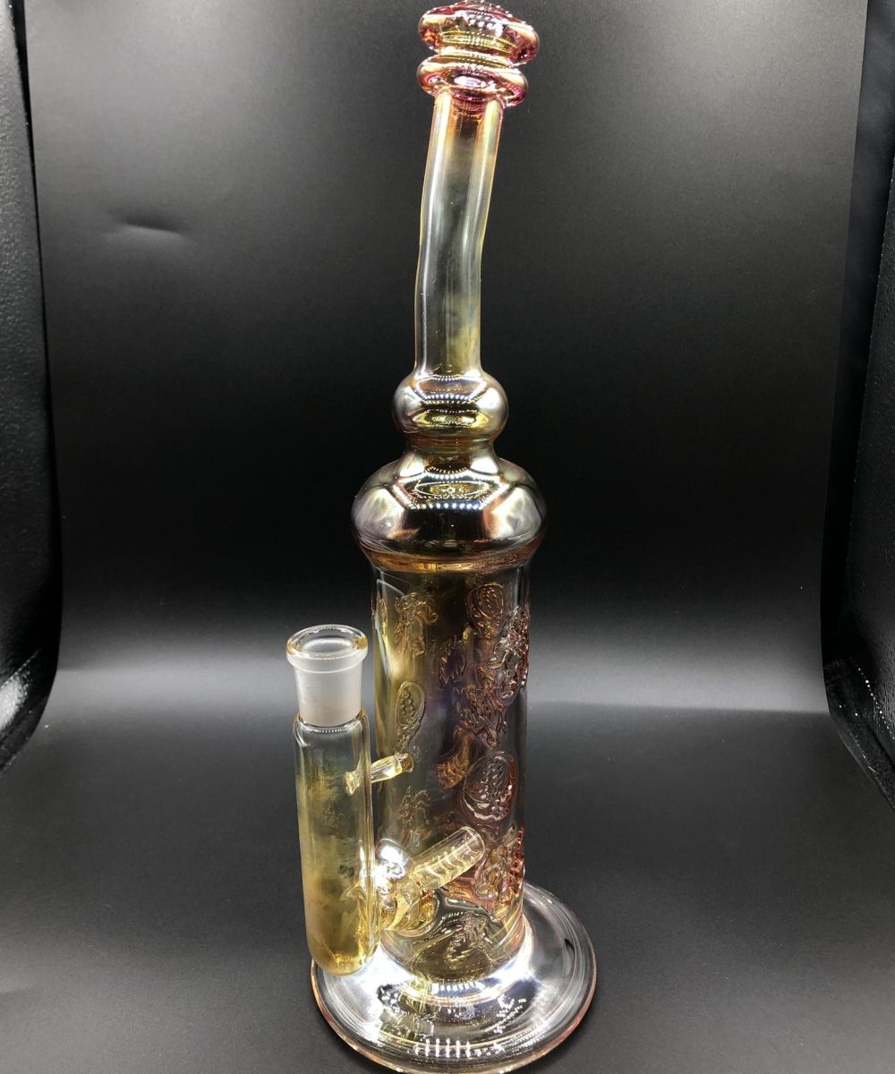 Alternative view of WATERHOUSE GLASS: 12" GRATEFUL DEAD FUMED RIG