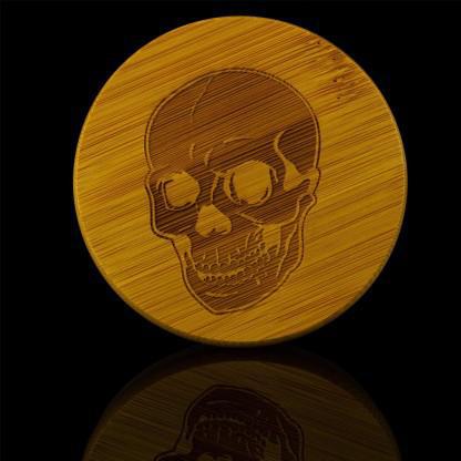 Alternative view of LONG ISLAND QUARTZ: SKULL ETCHED BANGER ASSORTED SIZES