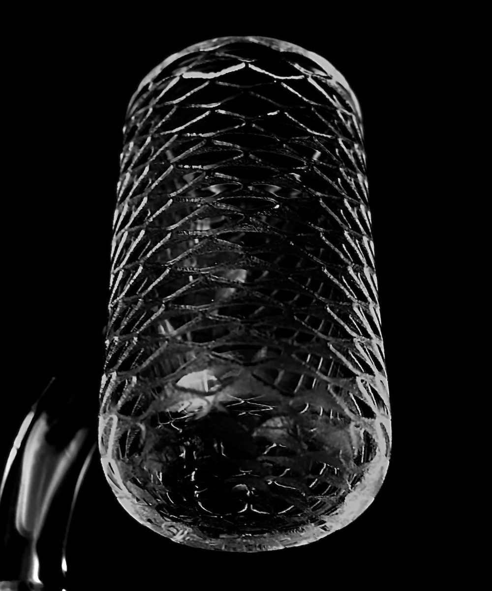 LONG ISLAND QUARTZ: FISHSCALE ETCHED BANGER BEVELED EDGE ASSORTED SIZES