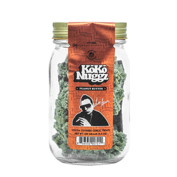 KOKO NUGGZ: PEANUT BUTTER GLASS JAR