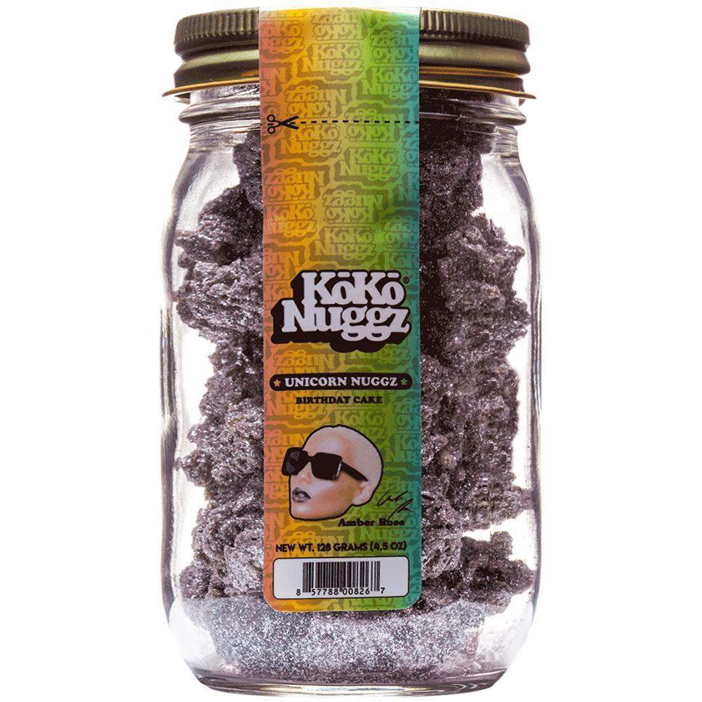 KOKO NUGGZ: UNICORN NUGS BIRTHDAY CAKE GLASS JAR