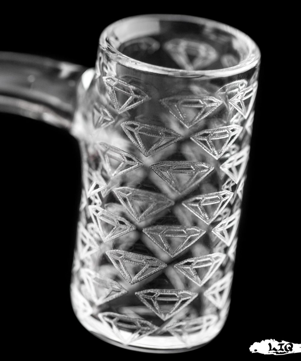 LONG ISLAND QUARTZ: DIAMOND ETCHED BANGER ASSORTED SIZES